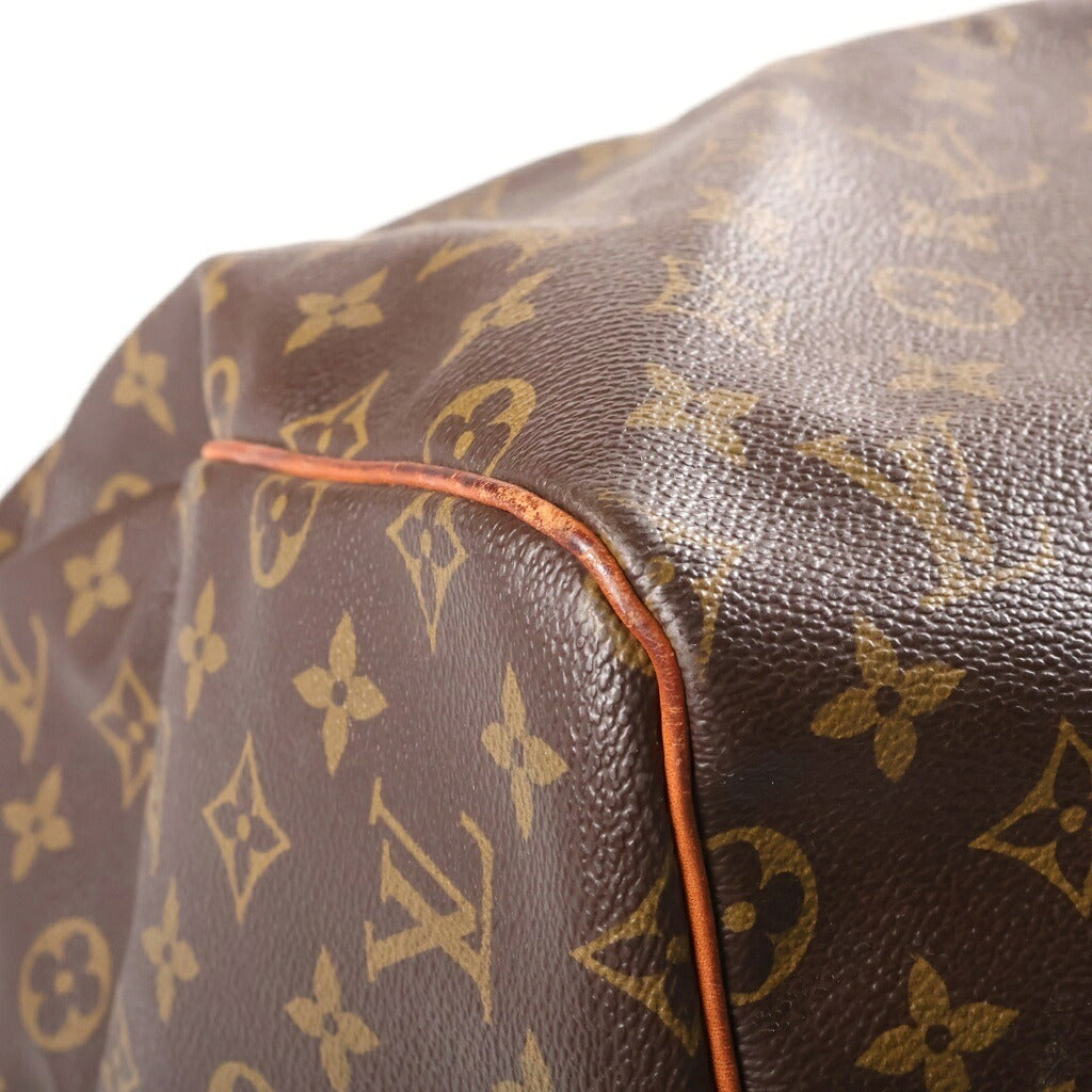 LOUIS VUITTON(ルイヴィトン) モノグラム キーポル55 ハンド ボストンバッグ PVC/レザー ゴールド金具 ブラウン M41424