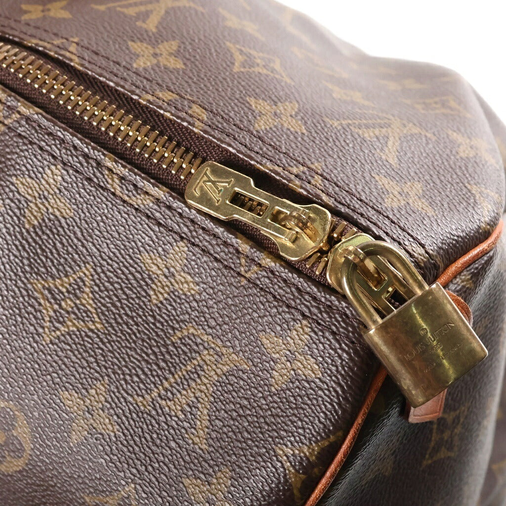 LOUIS VUITTON(ルイヴィトン) モノグラム キーポル55 ハンド ボストンバッグ PVC/レザー ゴールド金具 ブラウン M41424
