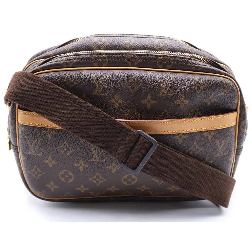 LOUIS VUITTON(ルイヴィトン) モノグラム リポーターPM ショルダーバッグ ブラウン PVCレザー M45254