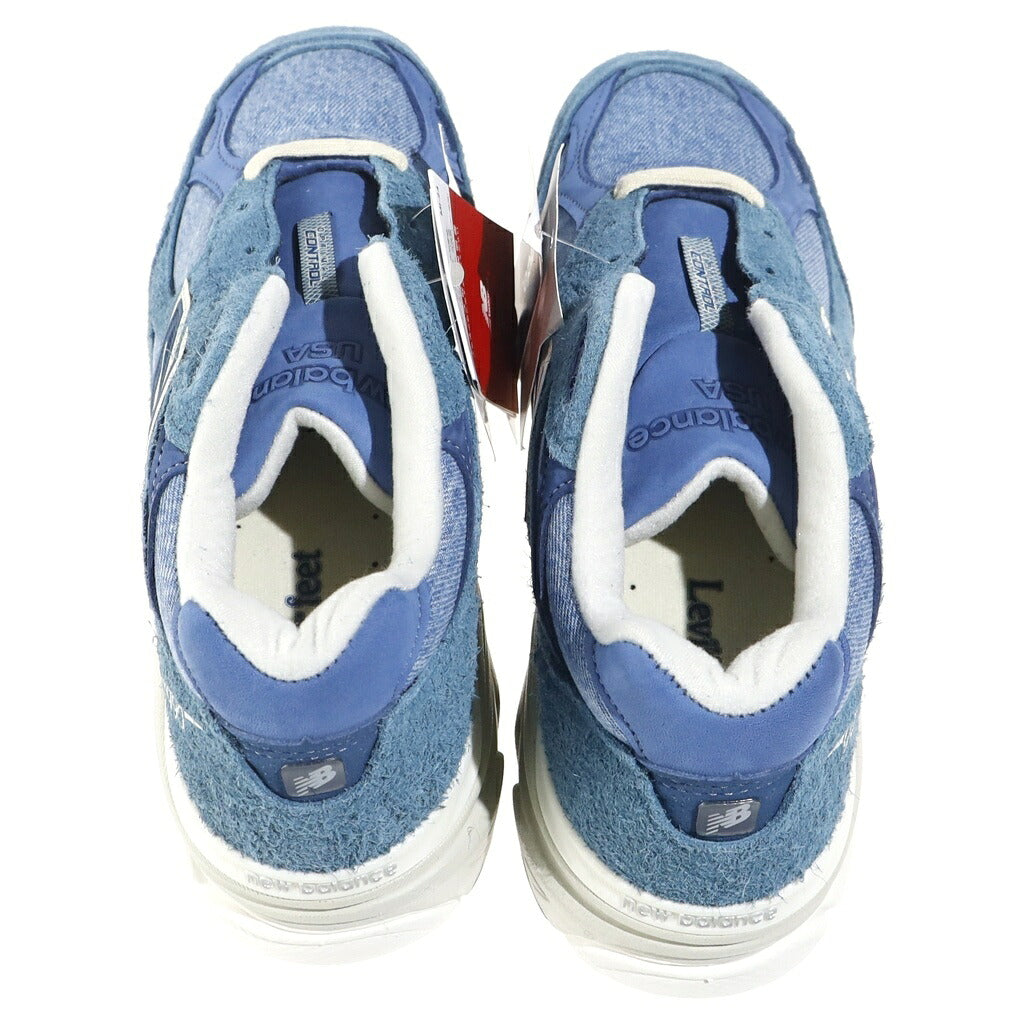 New Balance(ニューバランス) ×Levi's 990V3 ローカットスニーカー シューズ デニム US8.5/26.5cm ブルー M990LI3