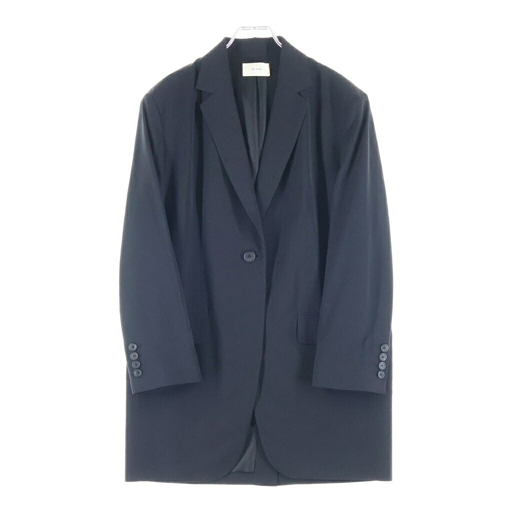 THE ROW(ザロウ) OBINE JACKET オビネ ジャケット シングルテーラードジャケット ブラック ビスコース×ウール 5225-W1973