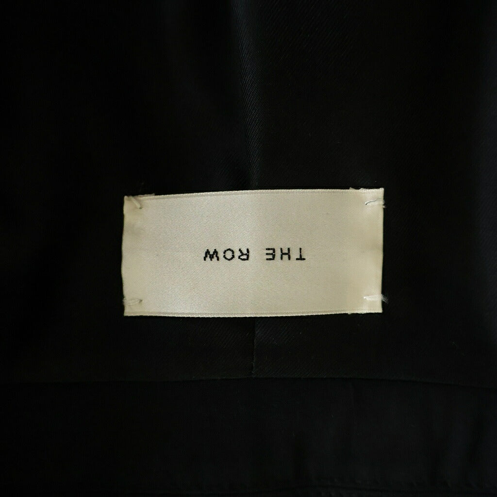 THE ROW(ザロウ) OBINE JACKET オビネ ジャケット シングルテーラードジャケット ブラック ビスコース×ウール 5225-W1973