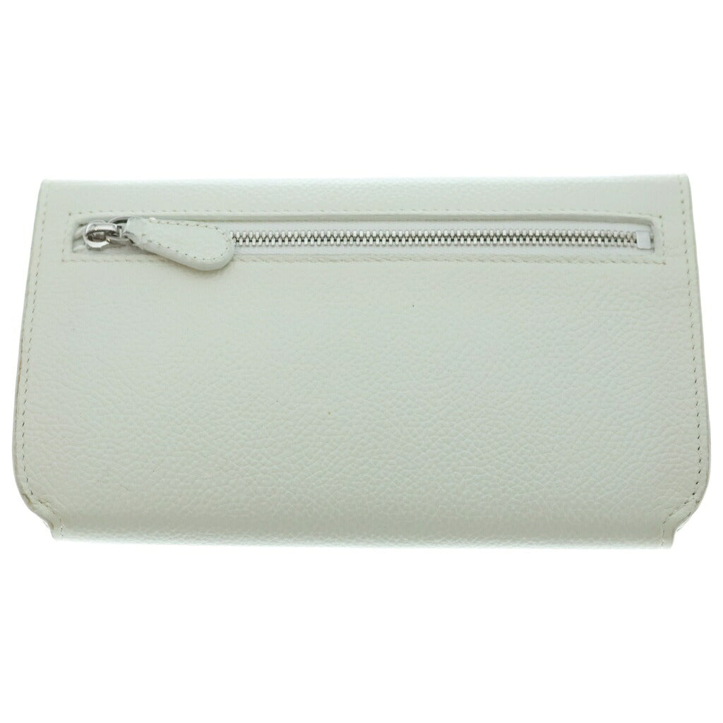 BALENCIAGA(バレンシアガ) エブリデイ チェーンショルダーウォレット ショルダーバッグ ホワイト×ピンク レザー 593785 シルバー金具