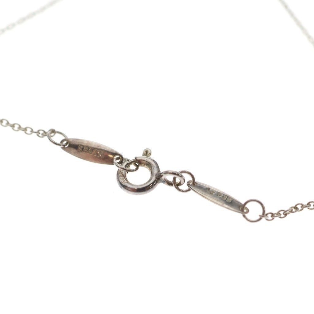 TIFFANY & Co.(ティファニー) バイザヤード アクアマリン ネックレス ペンダント チェーン ライトブルー×シルバー Ag925