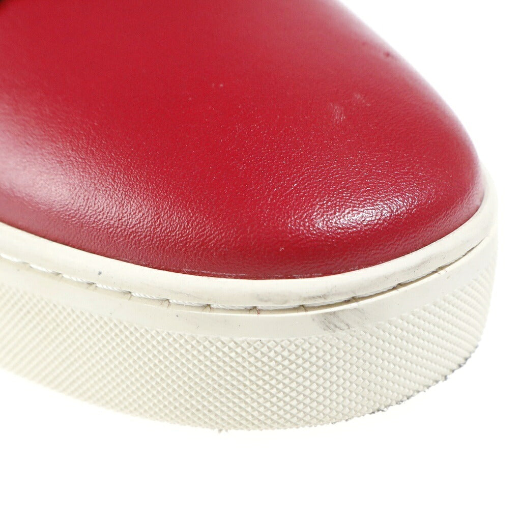 CHRISTIAN LOUBOUTIN(クリスチャンルブタン) ハイカット スニーカー スタッズ レースアップ ホワイト/ブラック/レッド