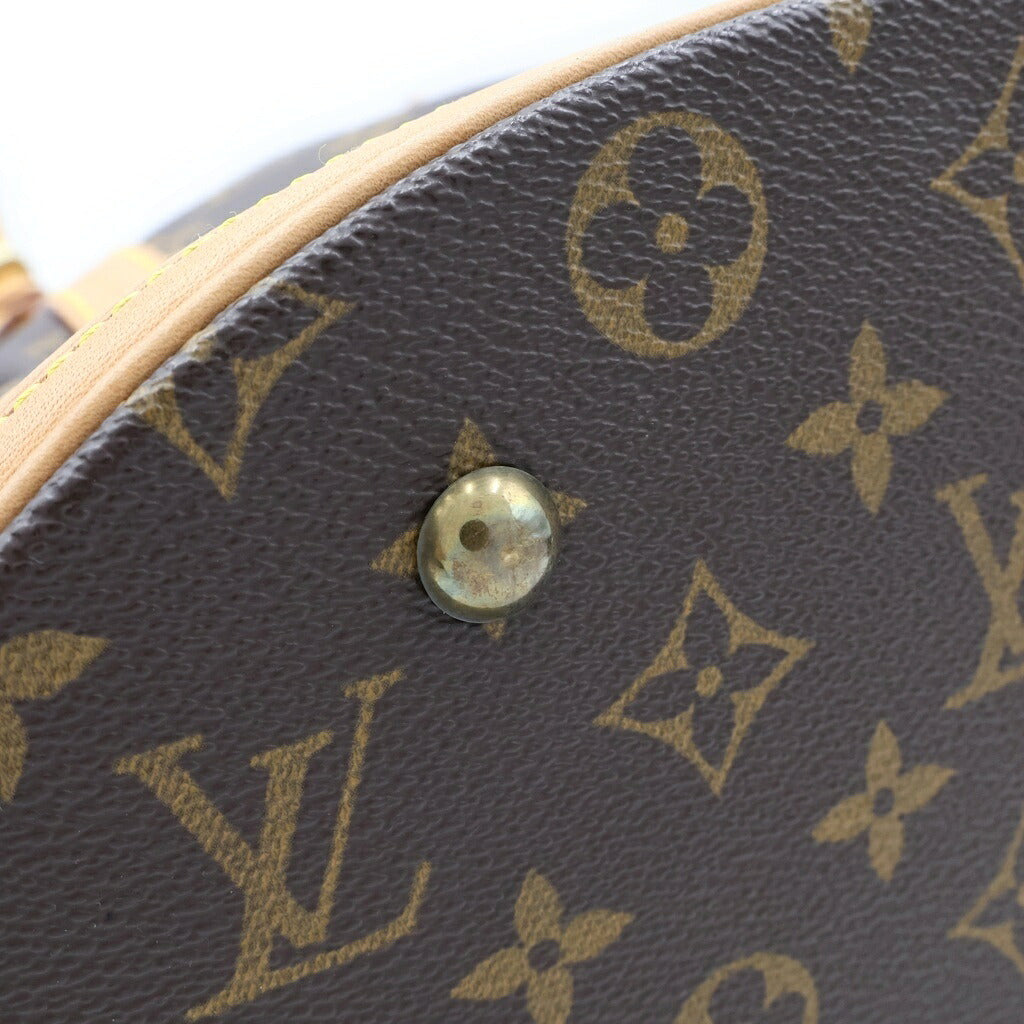 LOUIS VUITTON(ルイヴィトン) モノグラム バケットPM ハンドバッグ トートバッグ ブラウン レザー×PVC M42238 ゴールド金具