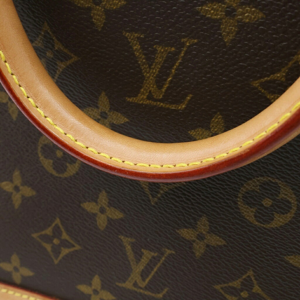 LOUIS VUITTON(ルイヴィトン) モノグラム アルマPM ハンドバッグ ブラウン レザー×PVC M51130 ゴールド金具