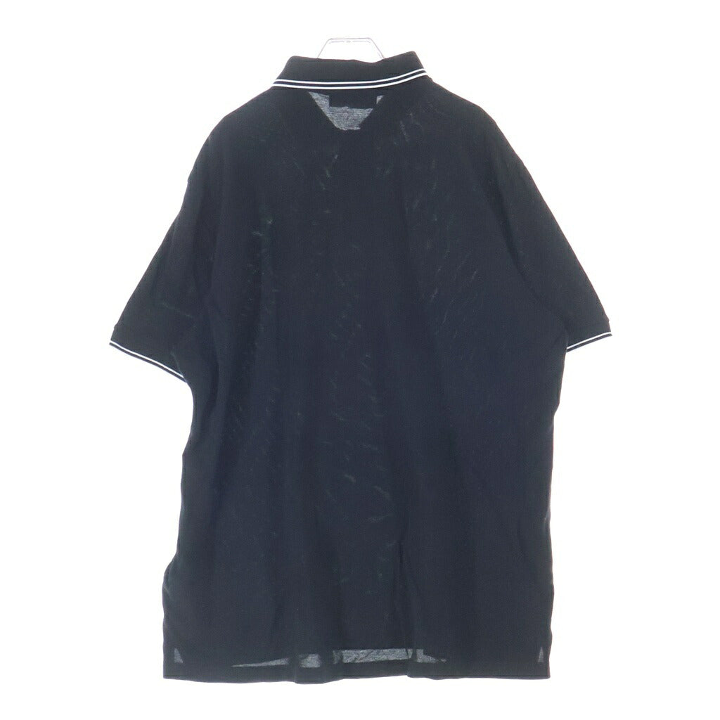 STONE ISLAND(ストーンアイランド) ワッペンロゴ 半袖 ポロシャツ ブラック L1S152200010S0018