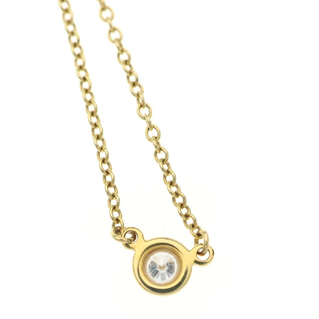 TIFFANY & Co.(ティファニー) バイザヤード ネックレス 1P ダイヤモンド K18イエローゴールド D0.03ct 1.7g