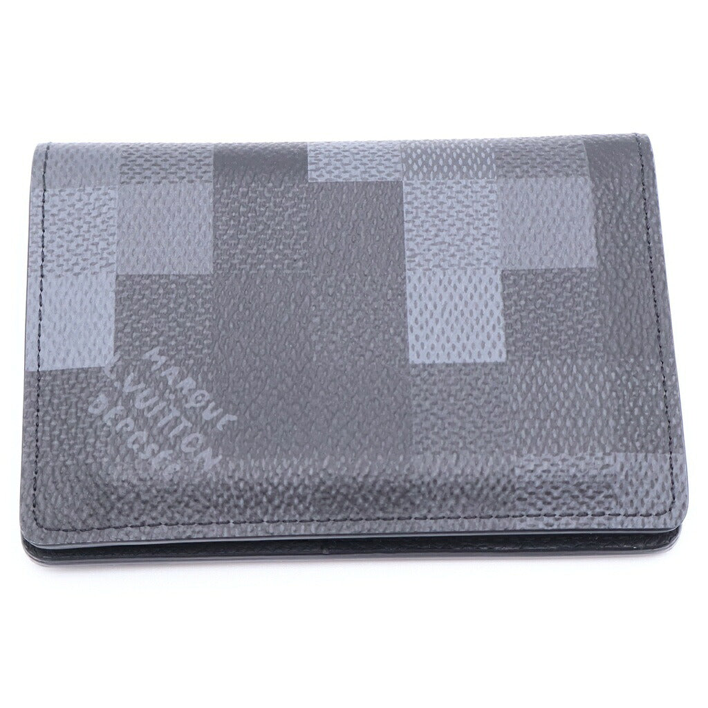 LOUIS VUITTON(ルイヴィトン) ダモフラージュ オーガナイザー ドゥ ポッシュ カードケース PVCレザー グレー M14928