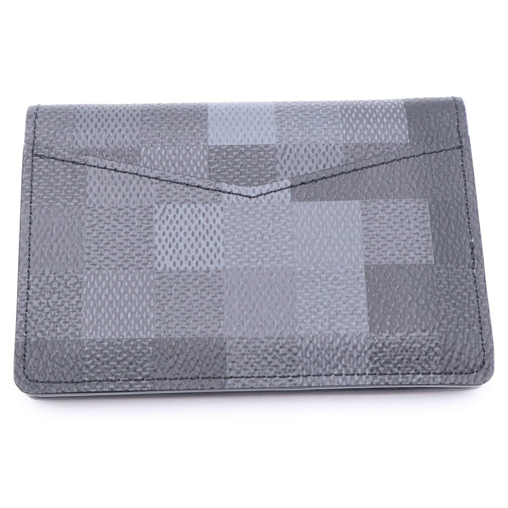 LOUIS VUITTON(ルイヴィトン) ダモフラージュ オーガナイザー ドゥ ポッシュ カードケース PVCレザー グレー M14928