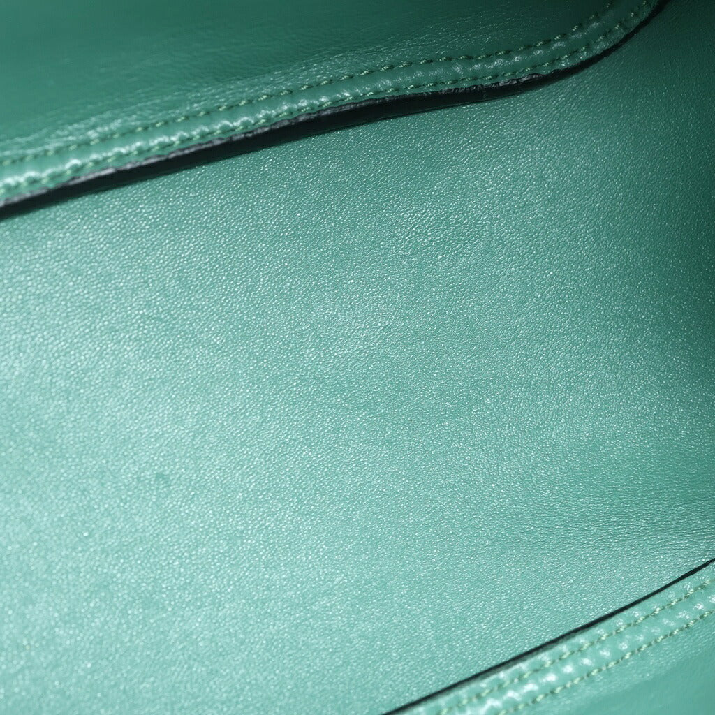 PRADA(プラダ) フルー ヴィッテロダイノ 2WAYハンドバッグ ショルダーバッグ ライトグリーン レザー 1BA362 シルバー金具 レディース