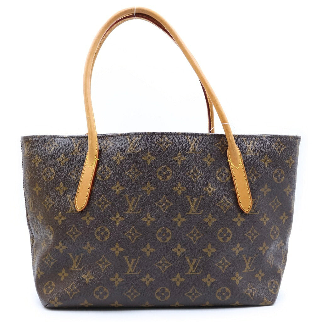 LOUIS VUITTON(ルイヴィトン) モノグラム ラスパイユPM ハンドバッグ トートバッグ ブラウン レザー×PVC M40608 ゴールド金具