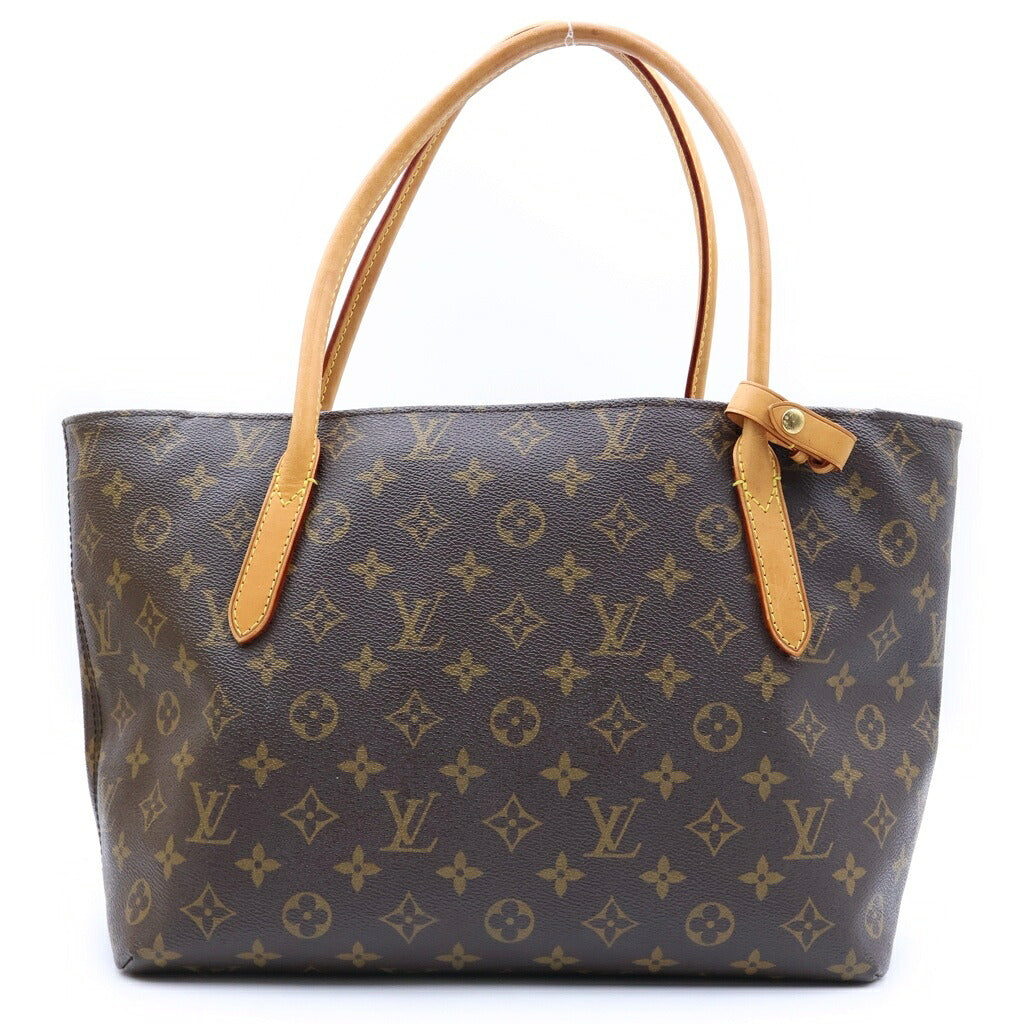 LOUIS VUITTON(ルイヴィトン) モノグラム ラスパイユPM ハンドバッグ トートバッグ ブラウン レザー×PVC M40608 ゴールド金具