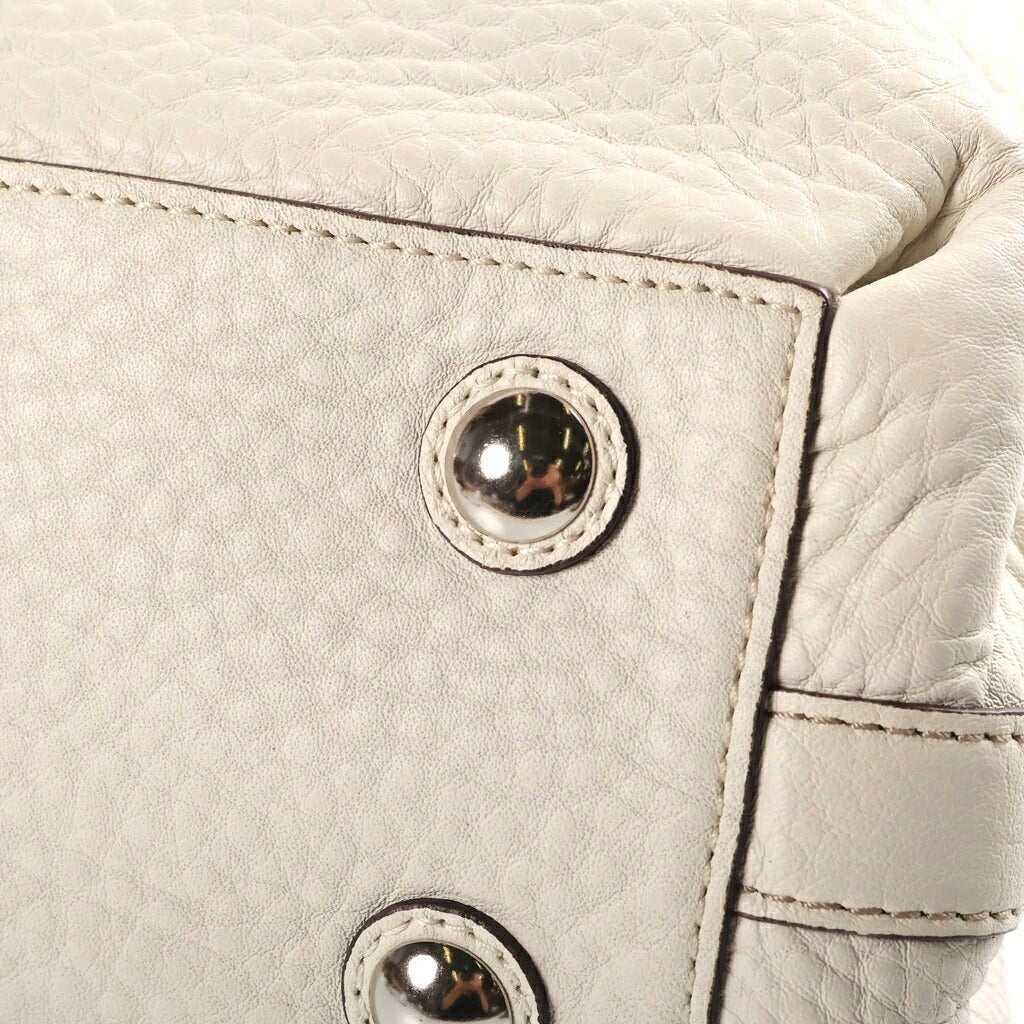 COACH(コーチ) ペネロピ ハンドバッグ ワンショルダーバッグ ホワイト レザー 13164 シルバー金具