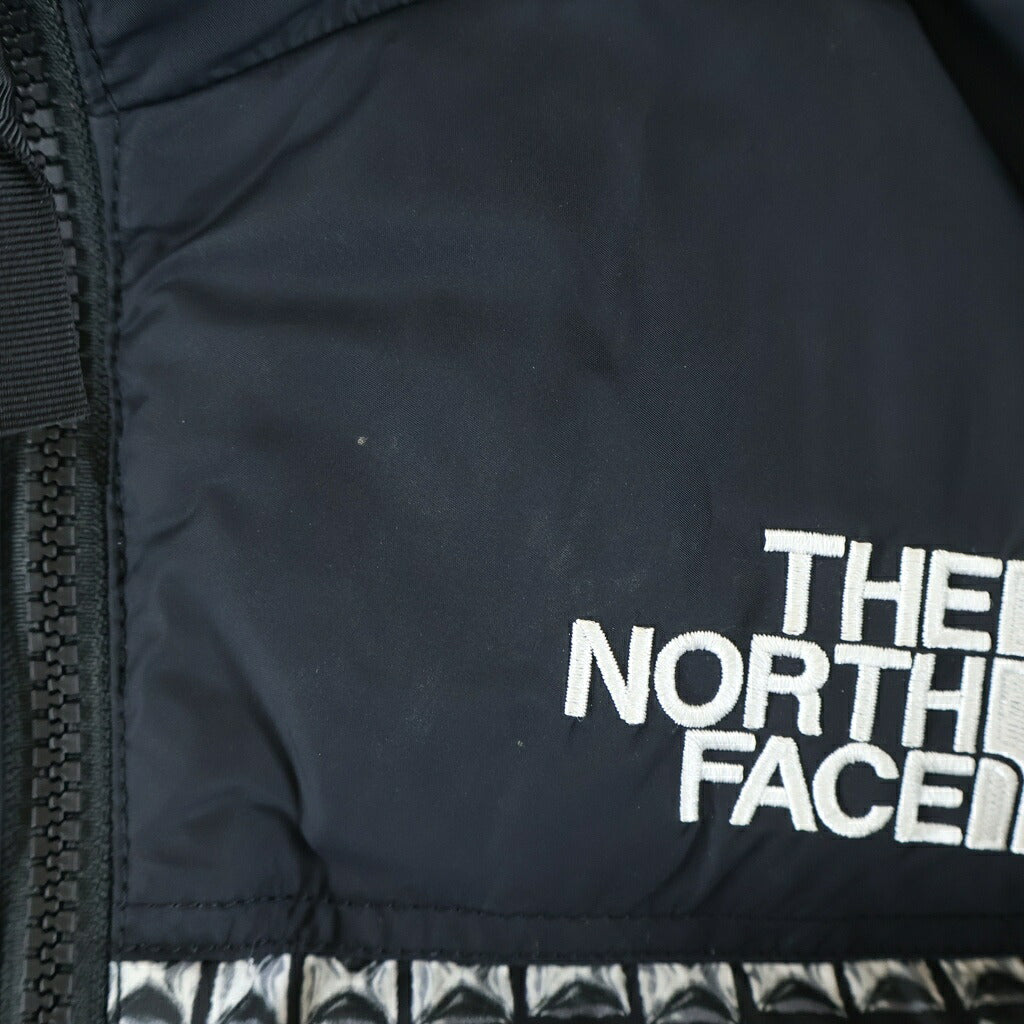SUPREME(シュプリーム) 21SS ×THE NORTH FACE Studded Nuptse Jacket ザノースフェイス スタッズ プリント ヌプシ ダウンジャケット ブラック ND421001
