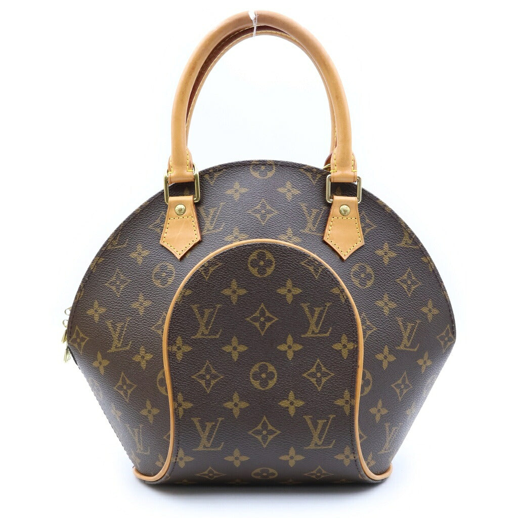 LOUIS VUITTON(ルイヴィトン) モノグラム エリプスMM ハンドバッグ ブラウン レザー×PVC M51126 ゴールド金具
