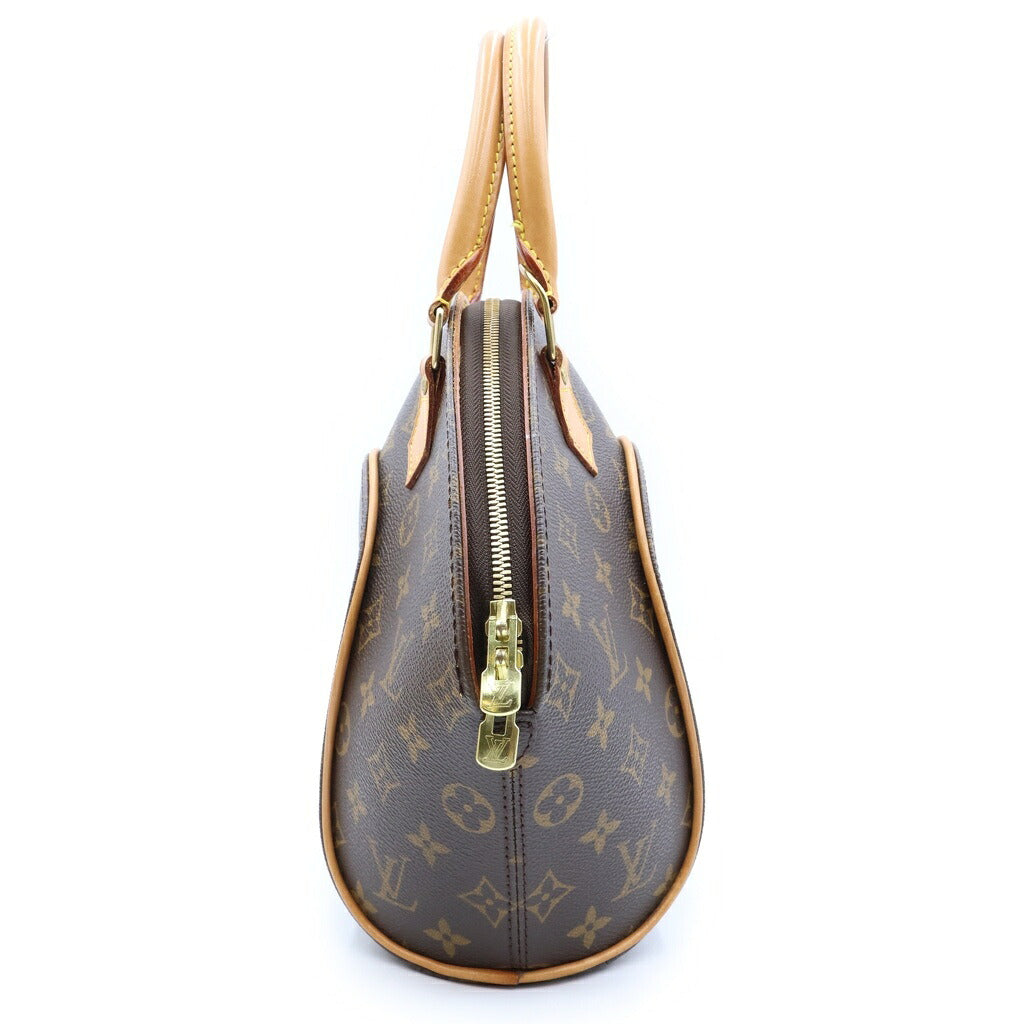 LOUIS VUITTON(ルイヴィトン) モノグラム エリプスMM ハンドバッグ ブラウン レザー×PVC M51126 ゴールド金具