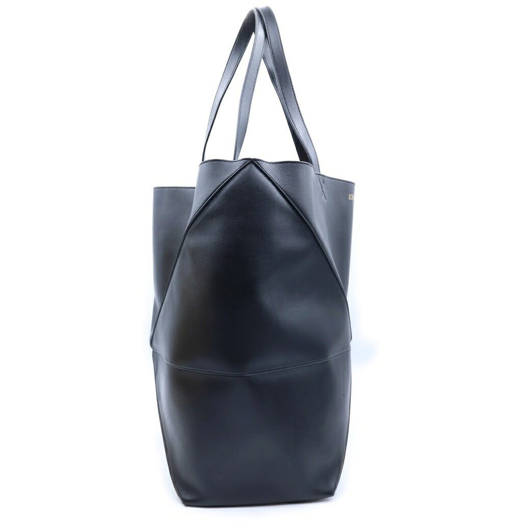 LOEWE(ロエベ) パズルフォルド ミディアム ハンドバッグ トートバッグ ブラック レザー