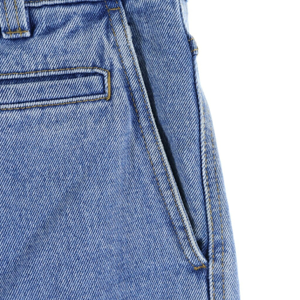 LOEWE(ロエベ) Fisherman Wash Denim Pants フィッシャーマンデニムパンツ ボタンフライ ジーンズ インディゴブルー H2292100IB