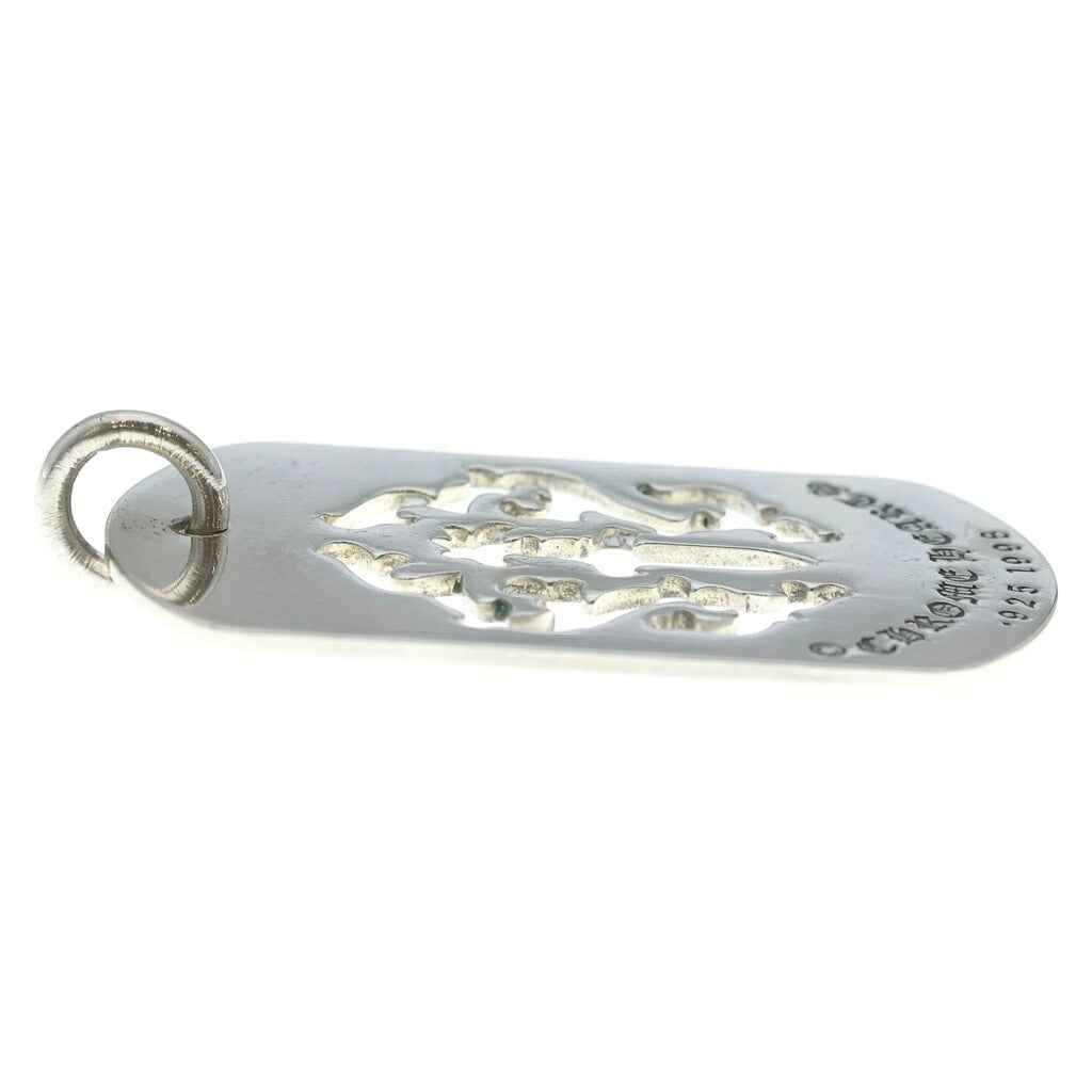 CHROME HEARTS(クロムハーツ) D TAG LRG DAGGER ヴァインダガーカットアウトドッグタグ ラージ ペンダントトップ シルバー BCA240