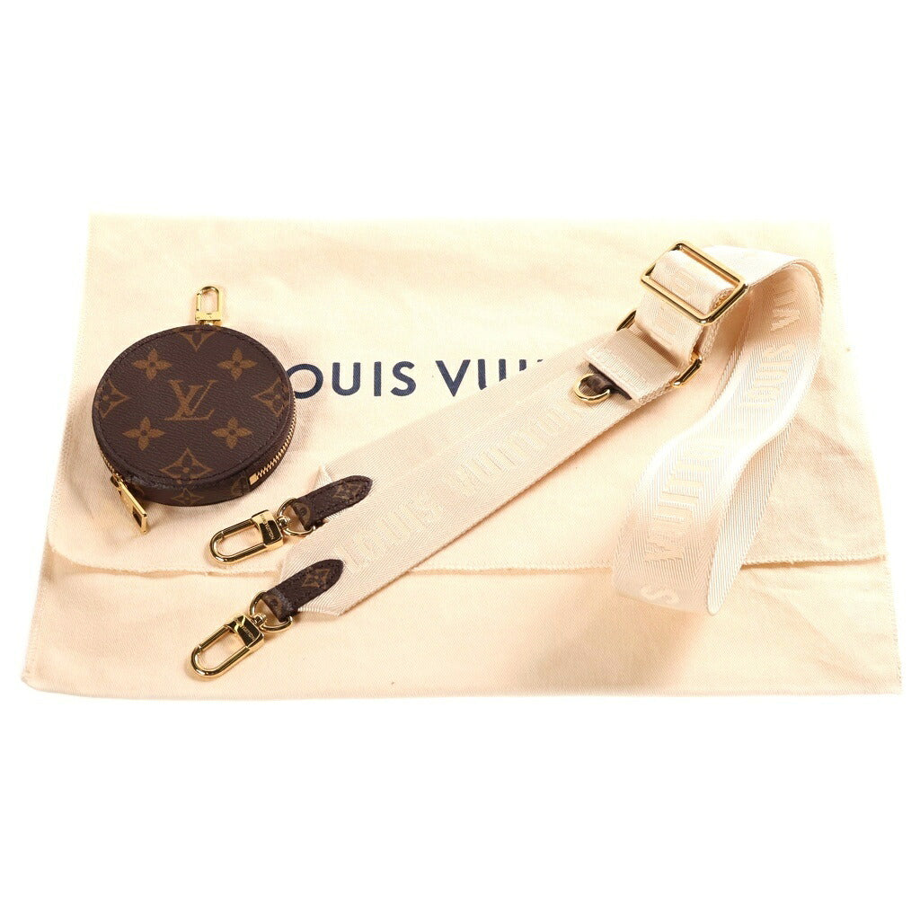 LOUIS VUITTON(ルイヴィトン) モノグラムジャイアントリバース オンザゴーPM PVC レザー 2WAY ハンド ショルダー トートバッグ ゴールド金具 ブラウン M46373 EFID