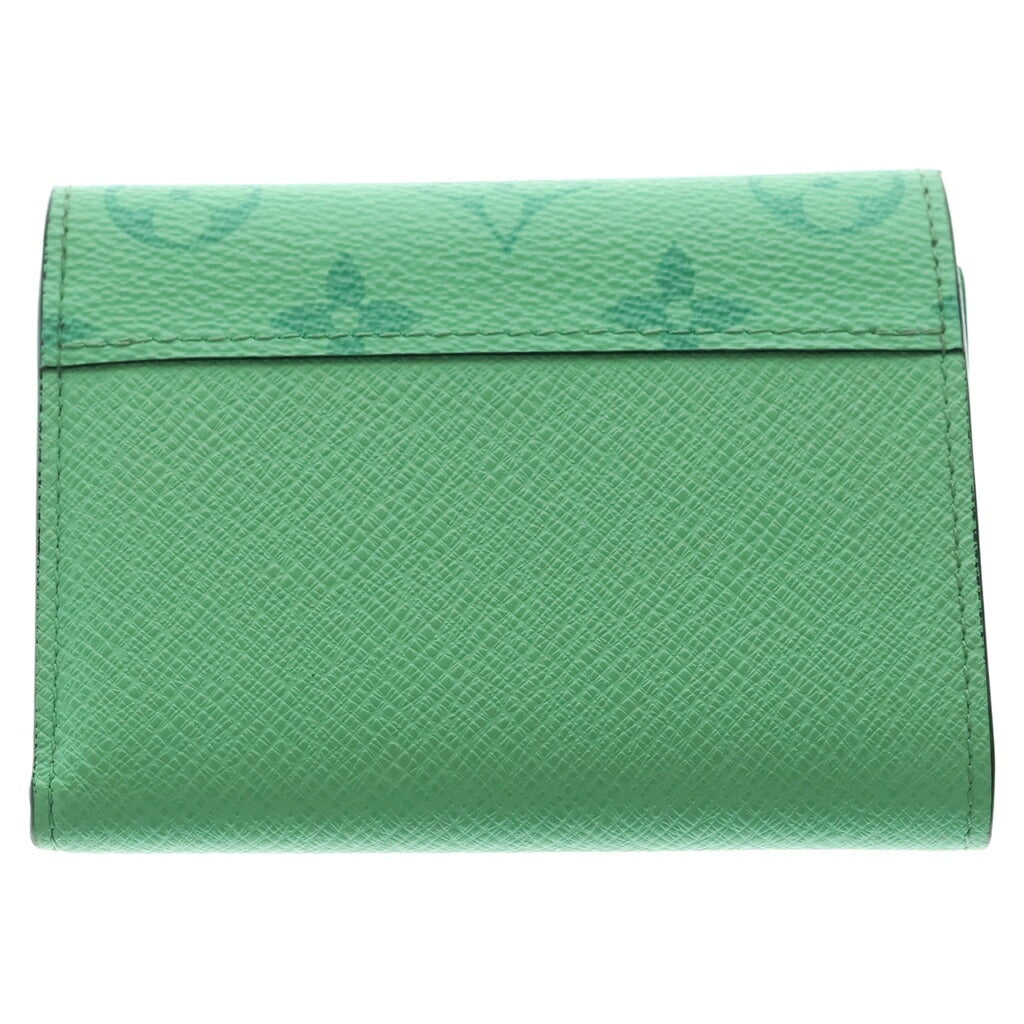 LOUIS VUITTON(ルイヴィトン) タイガラマ ヴィクターウォレット 二つ折り財布 グリーン PVC M28070 シルバー金具