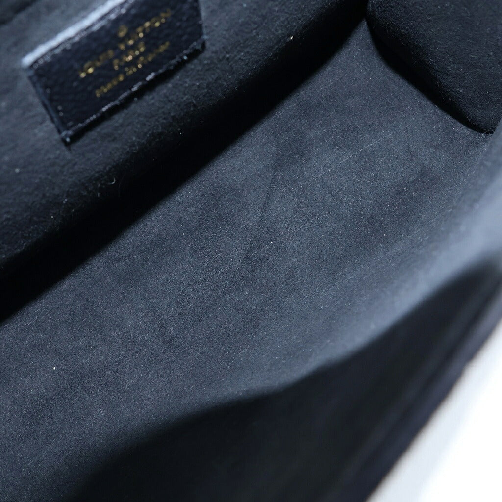 LOUIS VUITTON(ルイヴィトン) アンプラント サンシュルピス チェーンショルダーバッグ ブラック レザー M43392 ゴールド金具