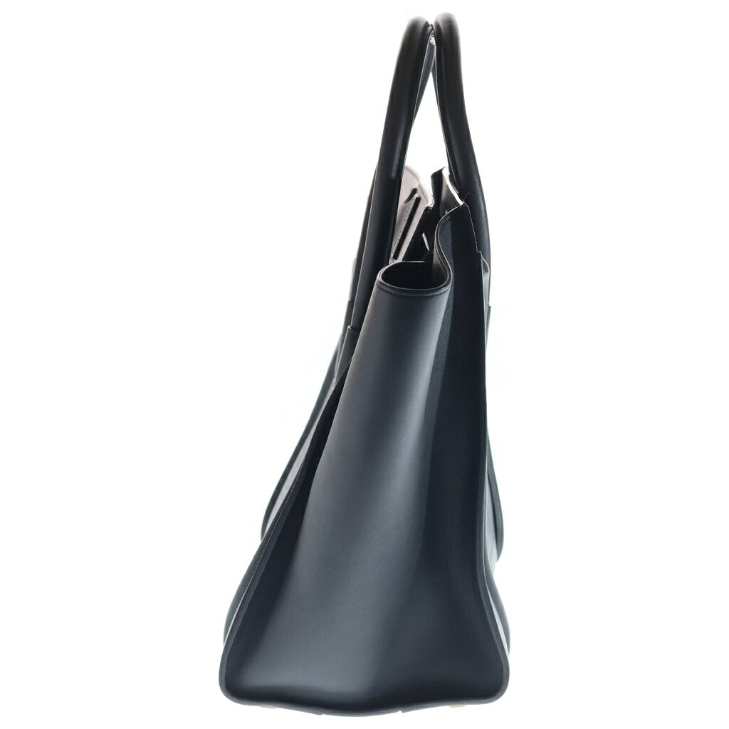 CELINE(セリーヌ) ラゲージ ファントム ハンドバッグ トートバッグ ブラック レザー ゴールド金具