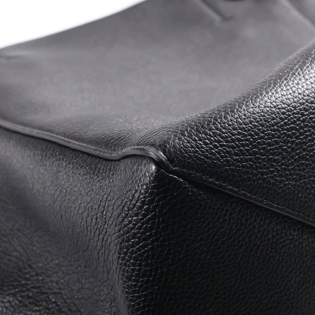 CELINE(セリーヌ) カバファントム トートバッグ ハンドバッグ ブラック レザー ゴールド金具