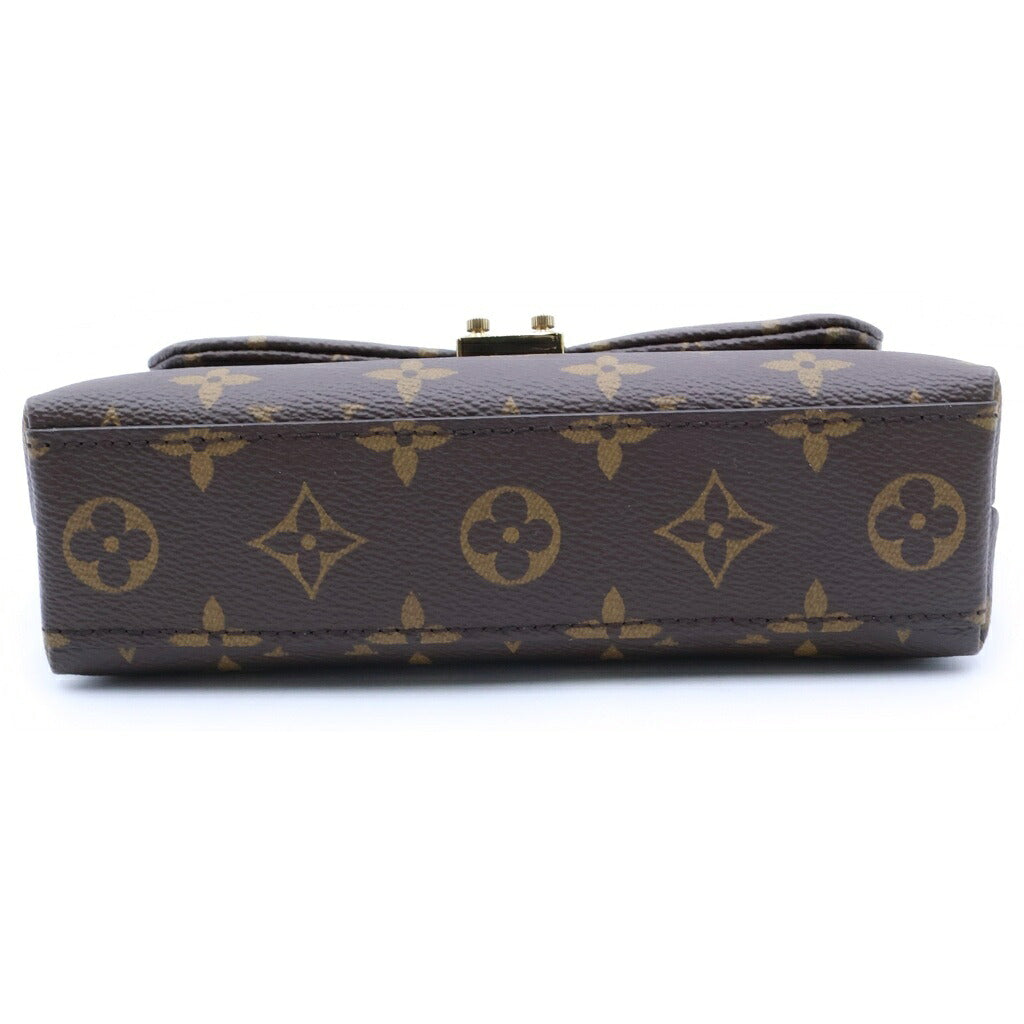 LOUIS VUITTON(ルイヴィトン) モノグラム ナノ・マドレーヌ 2WAYハンドバッグ チェーンショルダーバッグ ブラウン レザー×PVC M28426 ゴールド金具