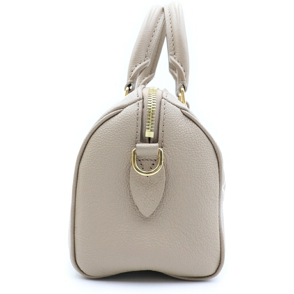 LOUIS VUITTON(ルイヴィトン) モノグラムアンプラント スピーディバンドリエール20 ハンド ショルダーバッグ 2WAY ベージュ レザー M46575 ゴールド金具