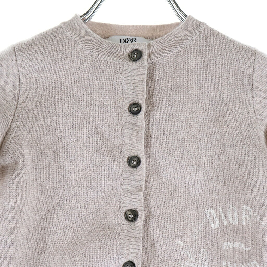 DIOR(ディオール) ニット カーディガン ベージュ カシミヤ キッズ