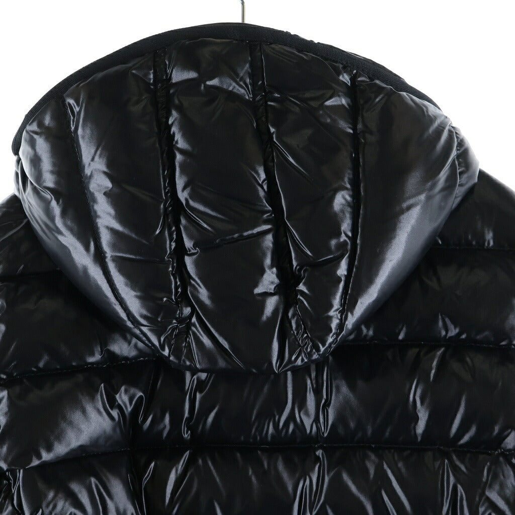 MONCLER(モンクレール) MOKA ロングダウンコート ブラック フルジップ ナイロン/ダウン