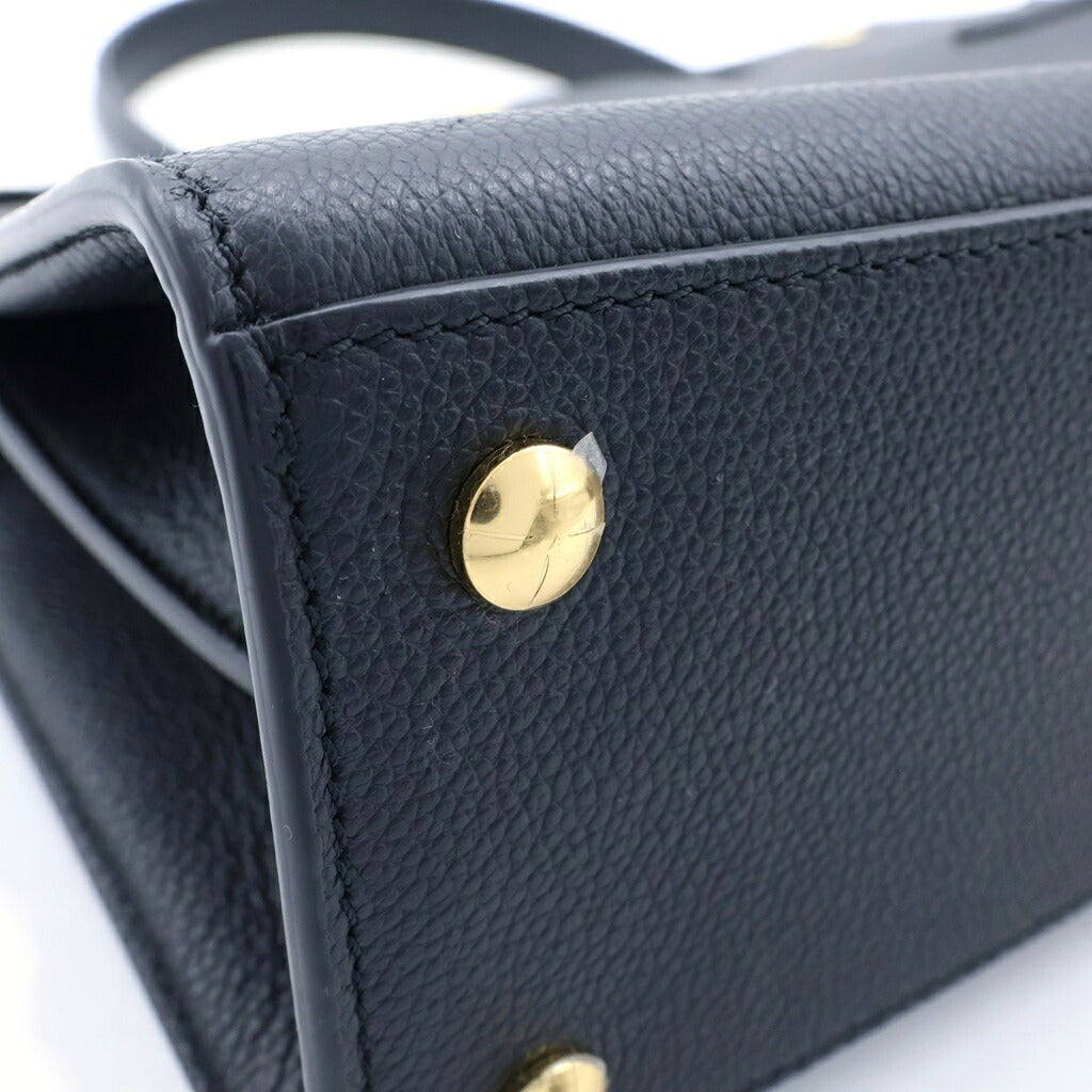 BURBERRY(バーバリー) ハンドバッグ ショルダーバッグ 2way カーフスキン レザー ブラック 8016788
