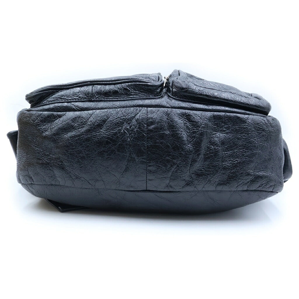 BALENCIAGA(バレンシアガ) スーパービジー ショルダーバッグ レザー ブラック 785297