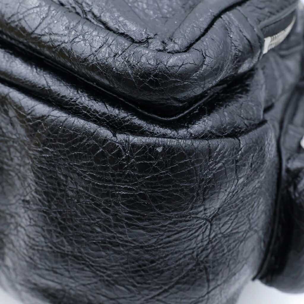 BALENCIAGA(バレンシアガ) スーパービジー ショルダーバッグ レザー ブラック 785297