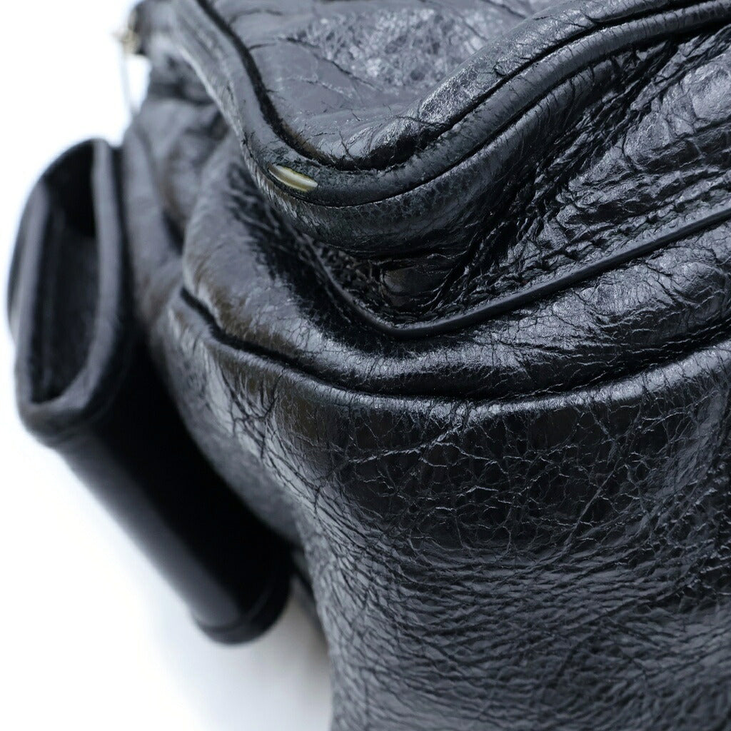BALENCIAGA(バレンシアガ) スーパービジー ショルダーバッグ レザー ブラック 785297