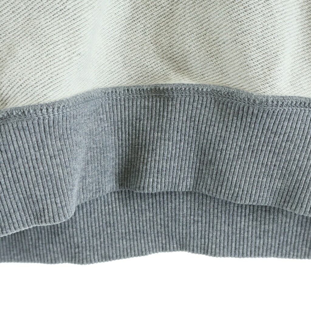 LOEWE(ロエベ) アナグラムロゴ刺繍 インサイドアウト プルオーバースウェットパーカー フーディー グレー S359341X98