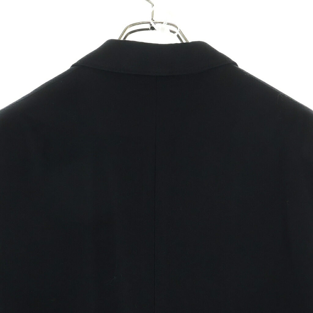 BURBERRY LONDON(バーバリーロンドン) Mellis Grain De Poudre Tailored Cape ウール ノースリーブ 2B ロング テーラード ジャケット コート ケープ ジレ ベスト ブラック 8032074