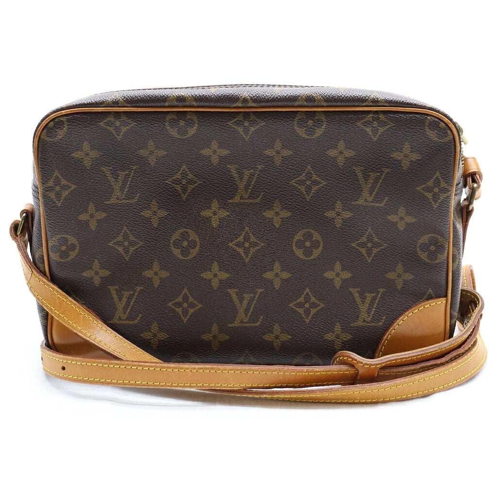 LOUIS VUITTON(ルイヴィトン) モノグラム トロカデロ ショルダーバッグ ブラウン レザー×PVC M51274 ゴールド金具