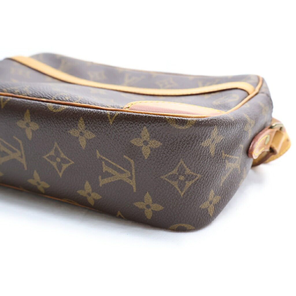 LOUIS VUITTON(ルイヴィトン) モノグラム トロカデロ ショルダーバッグ ブラウン レザー×PVC M51274 ゴールド金具