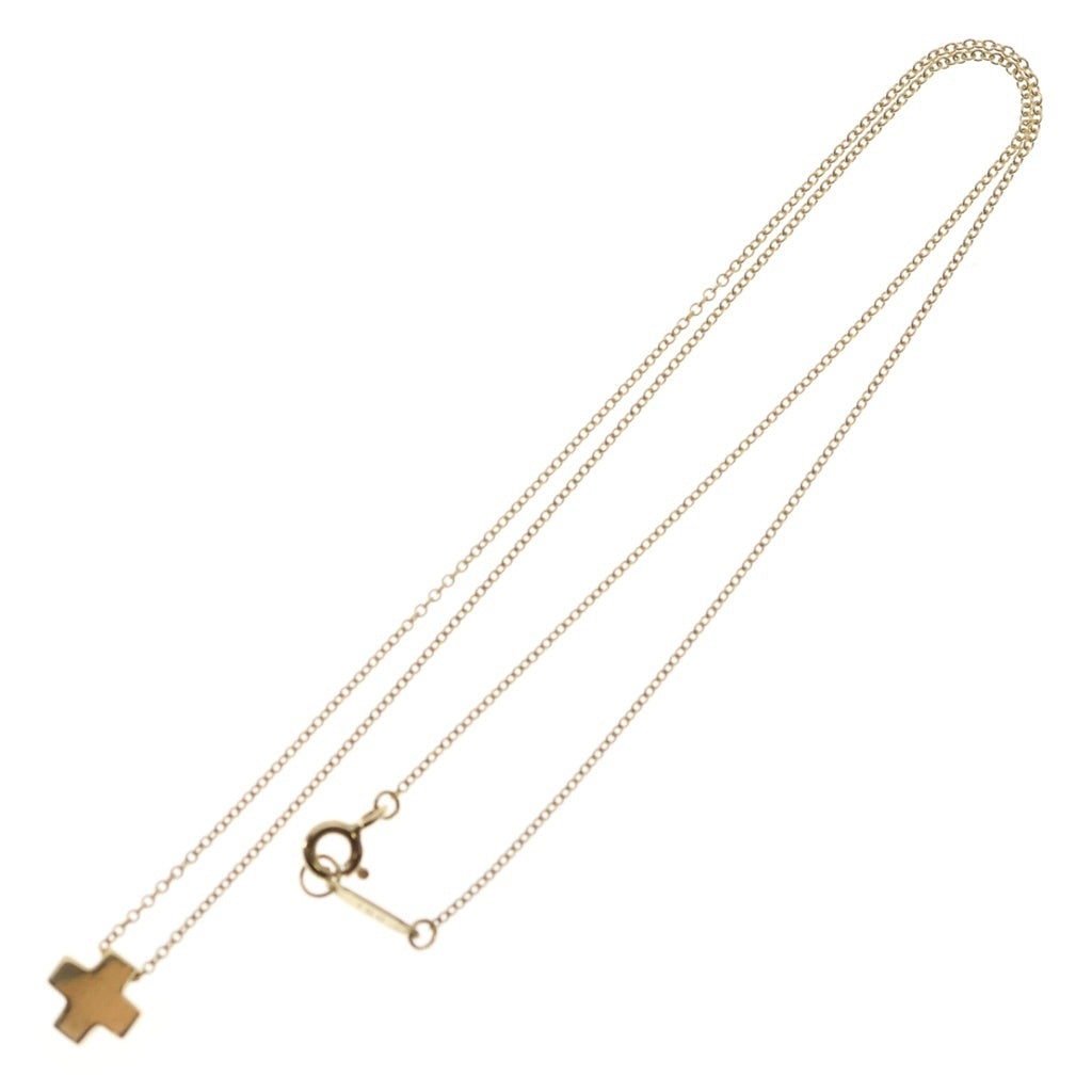 TIFFANY & Co.(ティファニー) ローマンクロス ネックレス ペンダント K18 ゴールド 3.5g