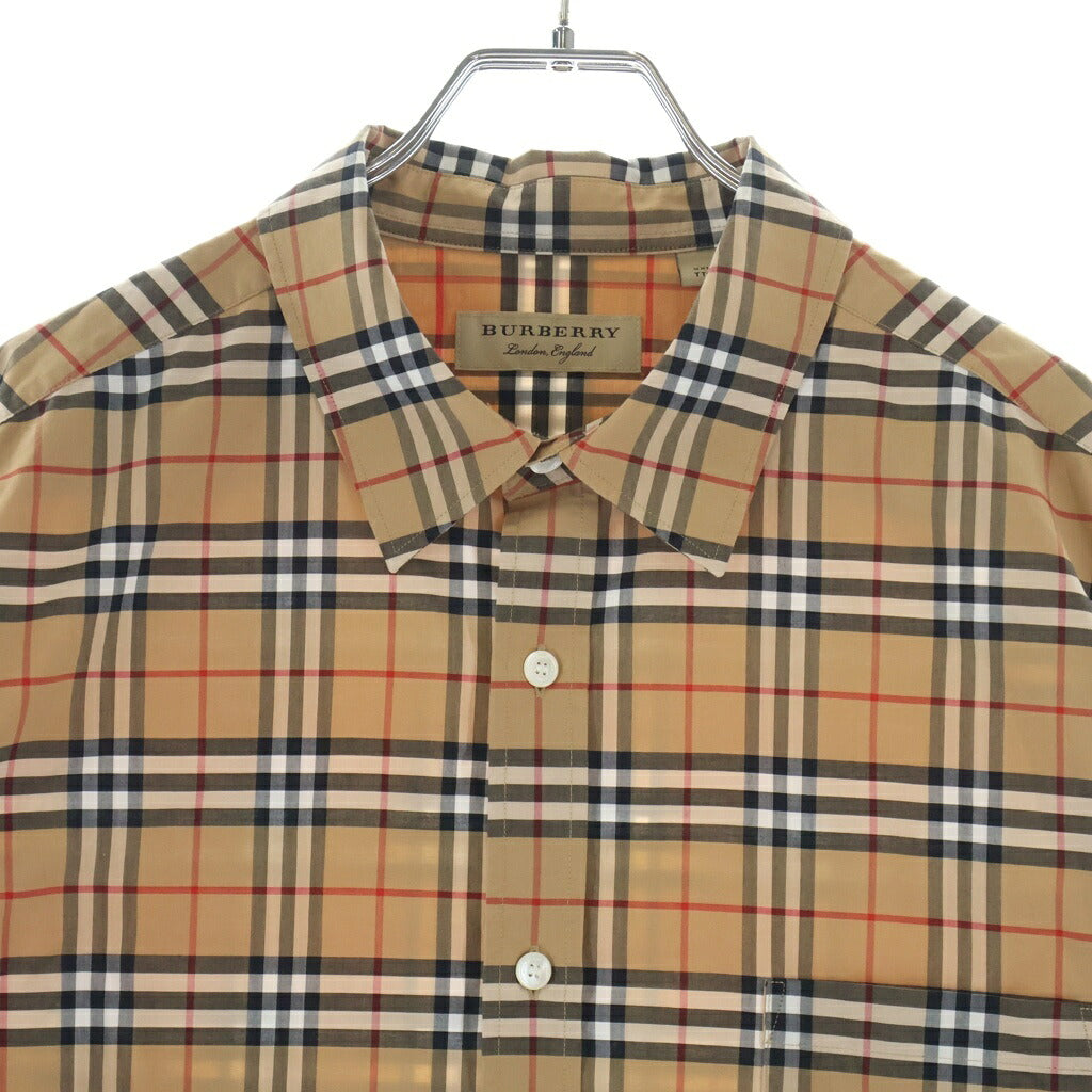 BURBERRY(バーバリー) ノバチェック総柄 長袖シャツ ベージュ 8004832