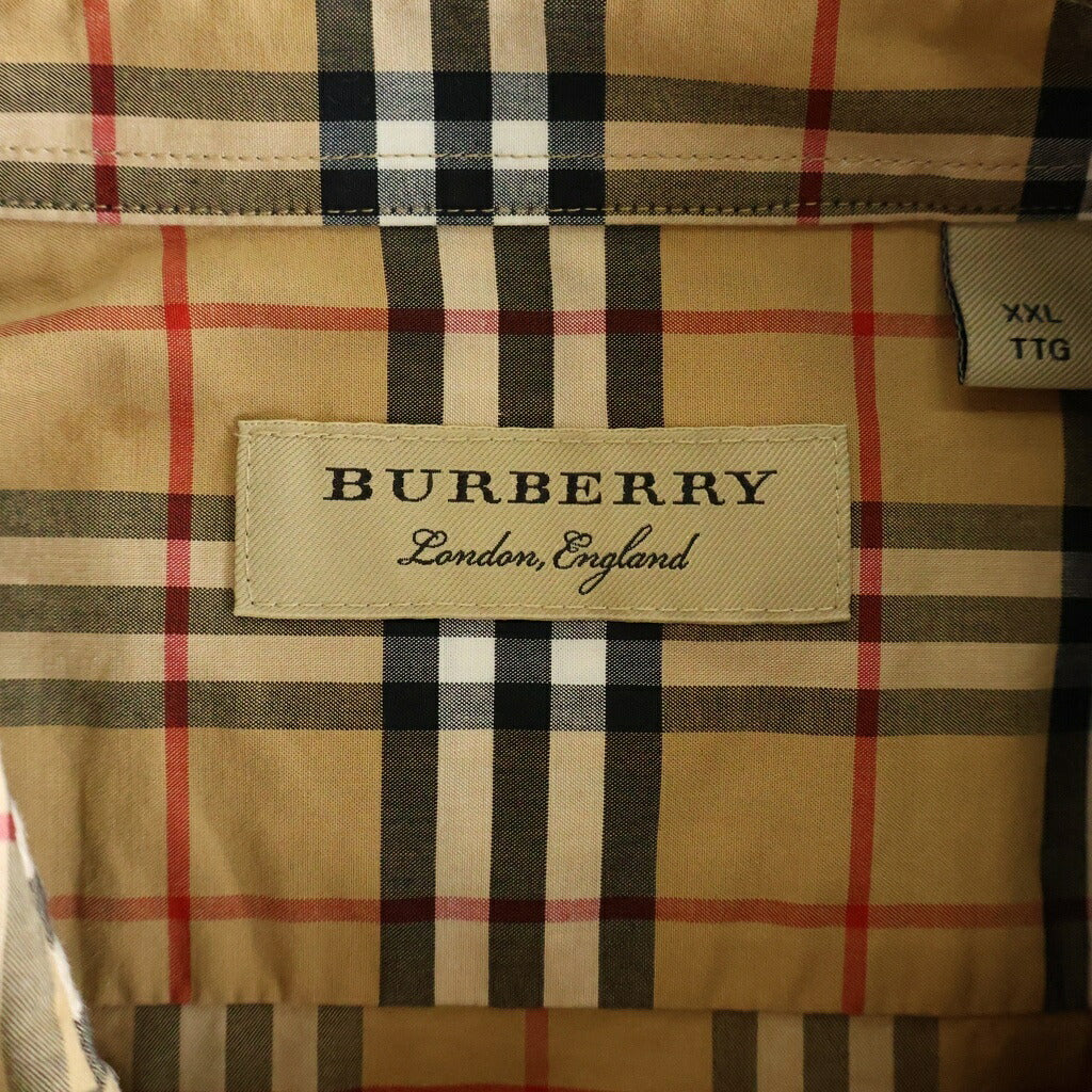 BURBERRY(バーバリー) ノバチェック総柄 長袖シャツ ベージュ 8004832