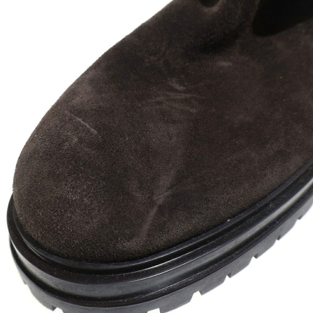 Gianvito Rossi(ジャンヴィト・ロッシ) タンクソール チャッカブーツ スエード ブラウン