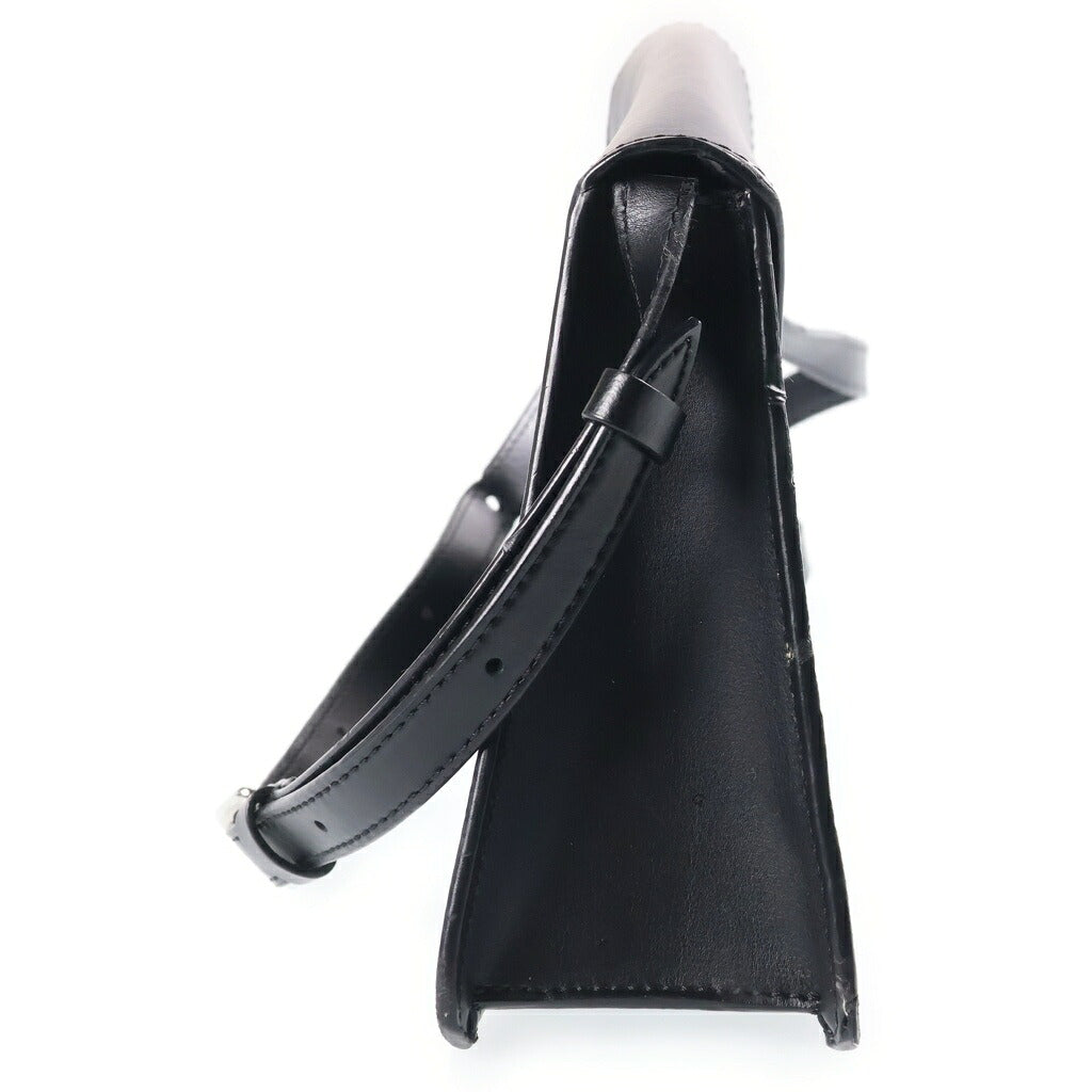 MM6 Maison Margiela(エムエムシックスメゾンマルジェラ) Numeric ショルダーバッグ ブラック レザー SB6ZH0015 シルバー金具
