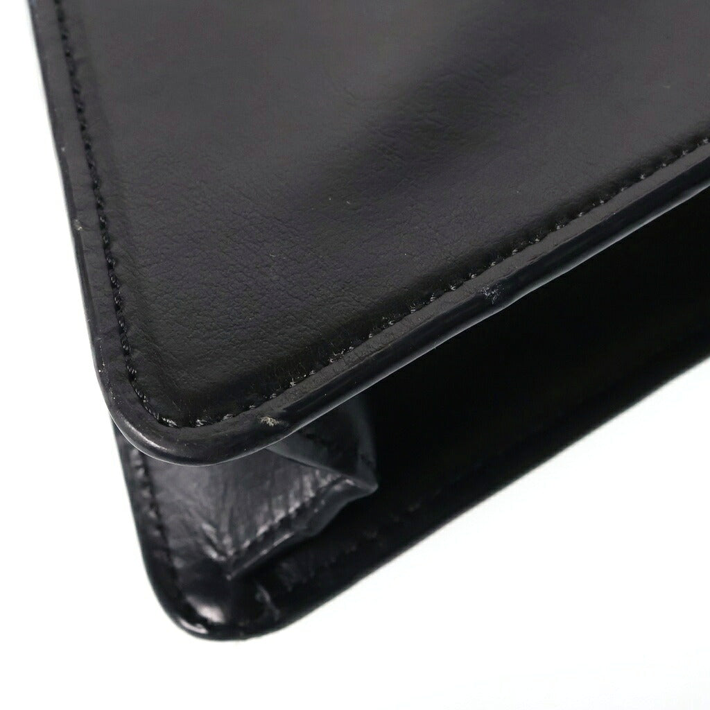 MM6 Maison Margiela(エムエムシックスメゾンマルジェラ) Numeric ショルダーバッグ ブラック レザー SB6ZH0015 シルバー金具