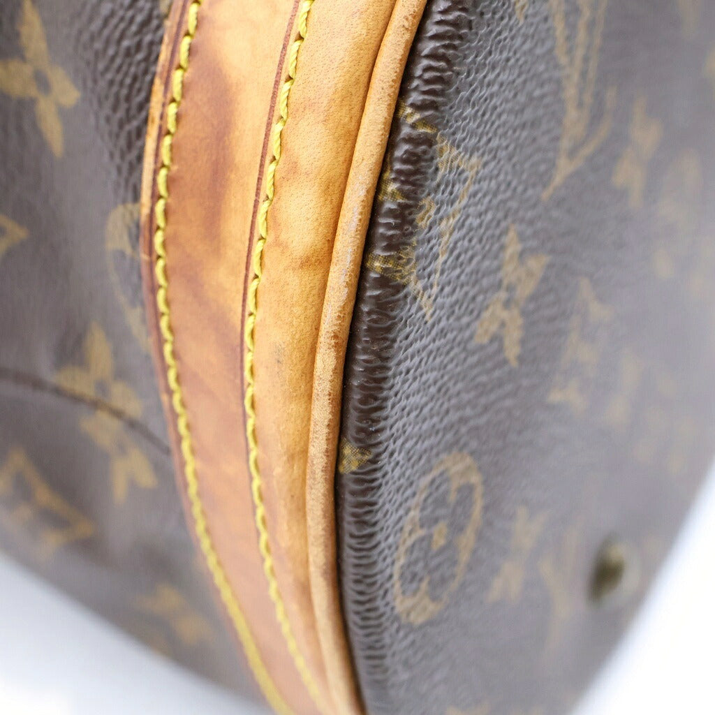 LOUIS VUITTON(ルイヴィトン) モノグラム バケットGM ハンドバッグ トートバッグ ブラウン レザー×PVC M42236 ゴールド金具