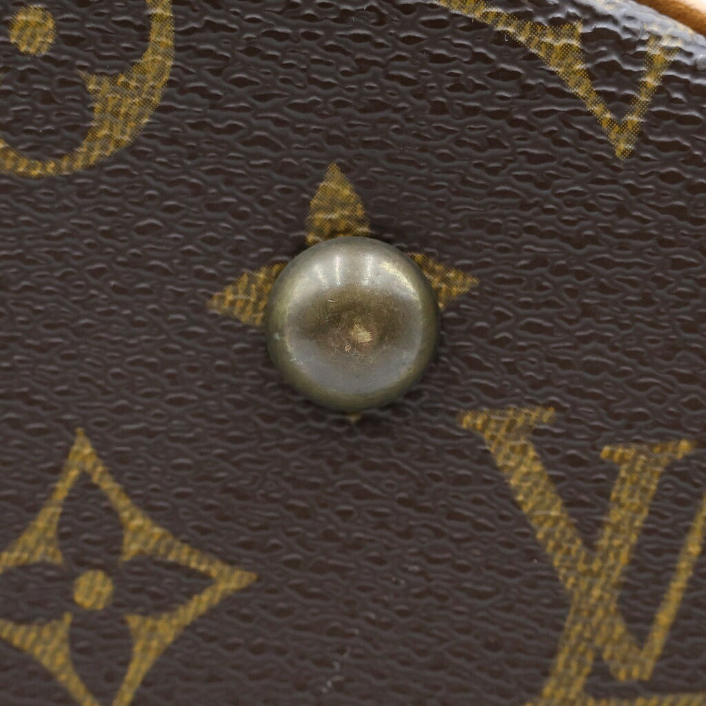 LOUIS VUITTON(ルイヴィトン) モノグラム バケットGM ハンドバッグ トートバッグ ブラウン レザー×PVC M42236 ゴールド金具